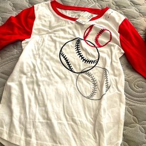 New justice softball shirt with tags